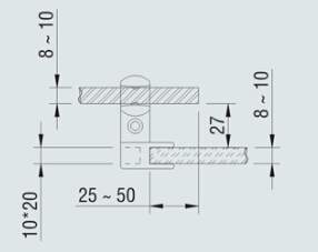 Glass clamp